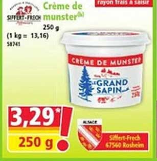 Crème de munster