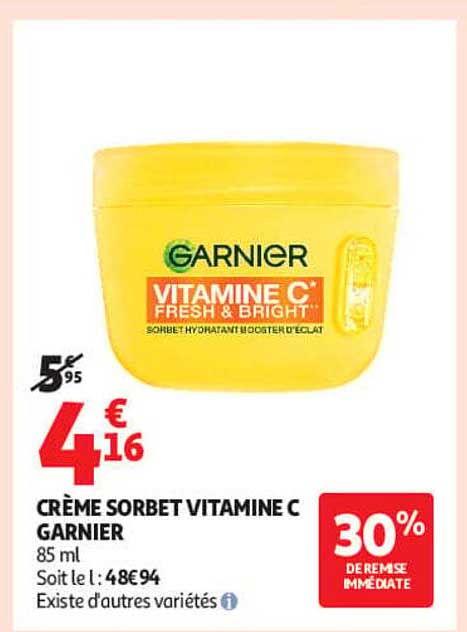 CRÈME SORBET VITAMINE C GARNIER