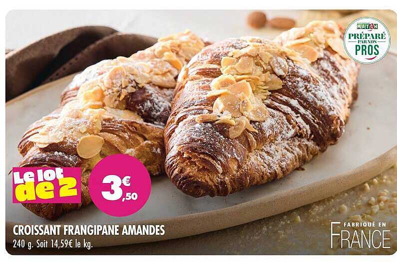 CROISSANT FRANGIPANE AMANDES