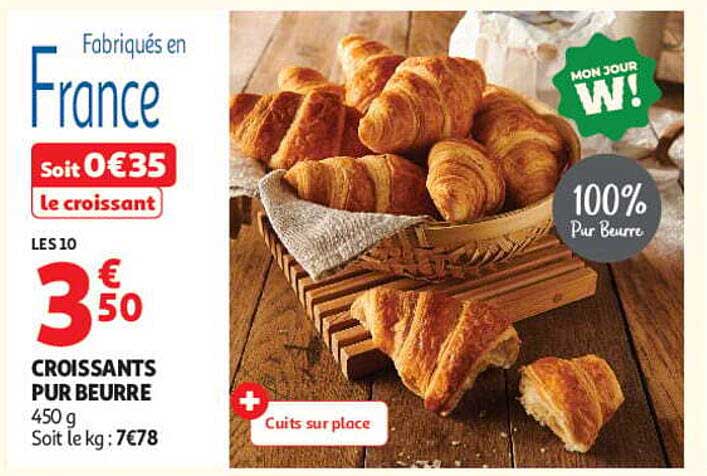 CROISSANTS PUR BEURRE