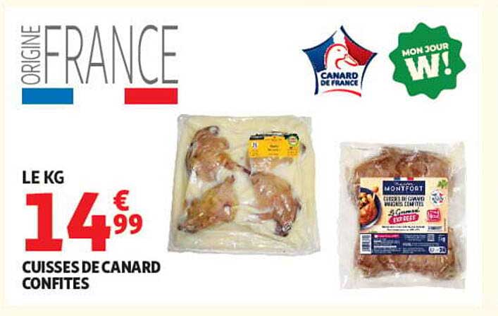 CUISSES DE CANARD CONFITES