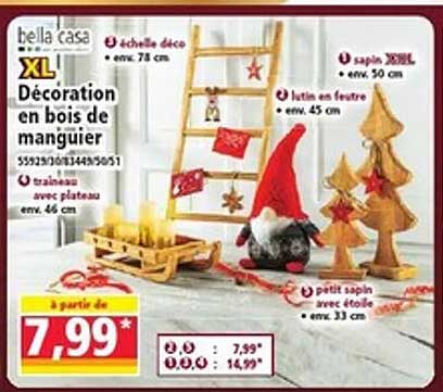 Décoration en bois de manguier