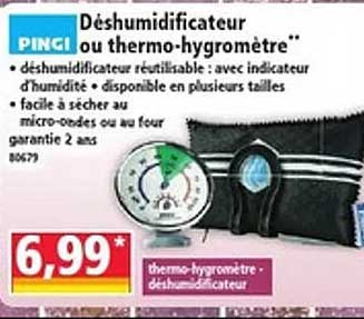 Déshumidificateur ou thermo-hygromètre