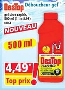 DesTop Déboucheur gel