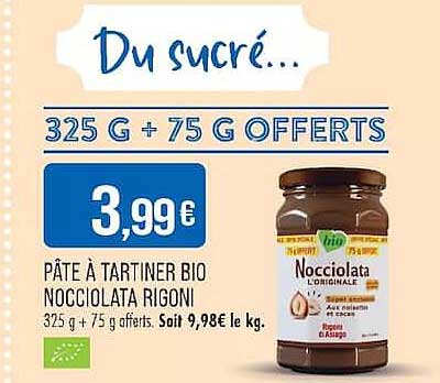 Du sucré...