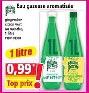 Eau gazeuse aromatisée