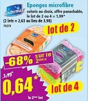 Eponges microfibre