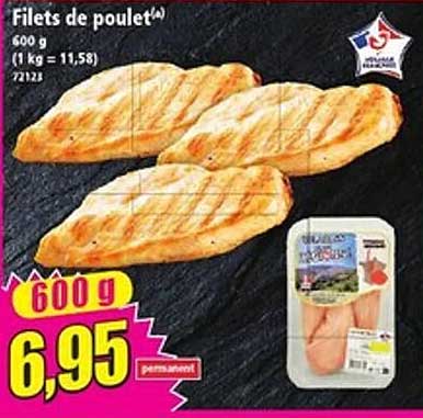 Filets de poulet