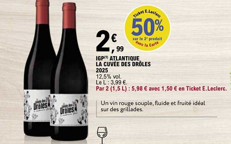 GP(1) ATLANTIQUE LA CUVÉE DES DRÔLES 2025