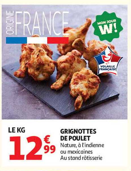 GRIGNOTTES DE POULET