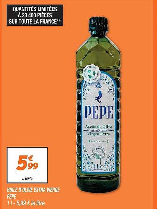 HUILE D'OLIVE EXTRA VIERGE PEPE