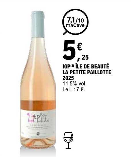 IGP ÎLE DE BEAUTÉ LA PETITE PAILLOTTE 2025
