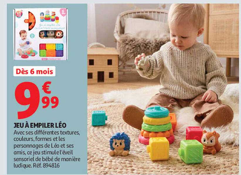 JEU À EMPILER LÉO