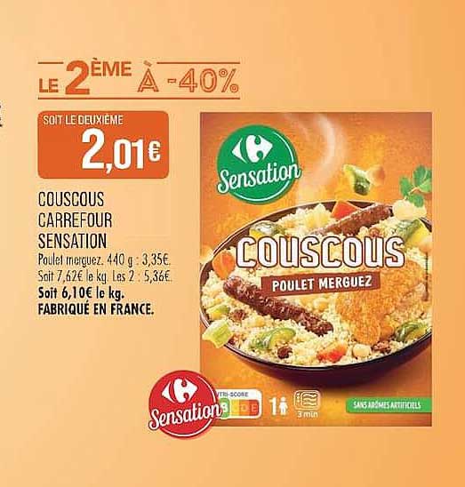 LE 2ÈME À -40%