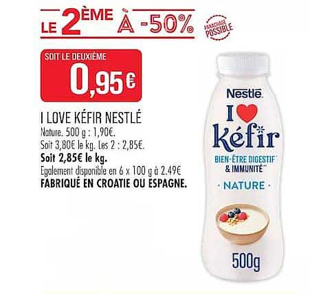 LE 2ÈME À -50%