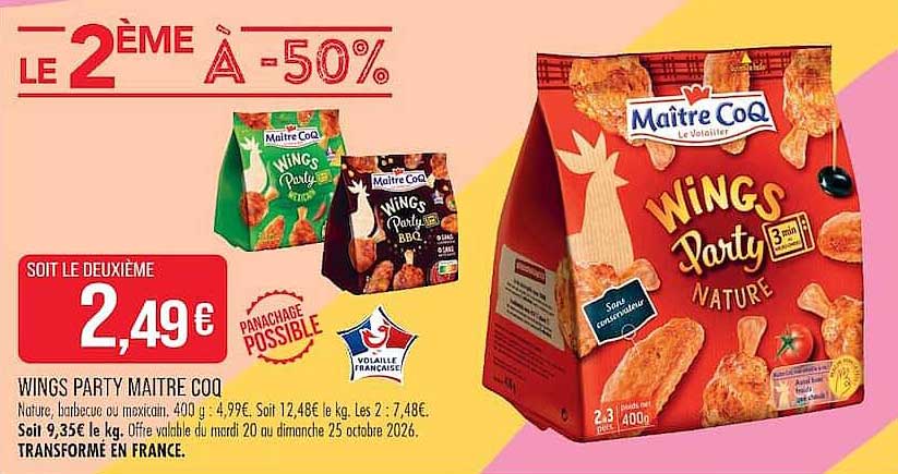 LE 2ÈME À -50%