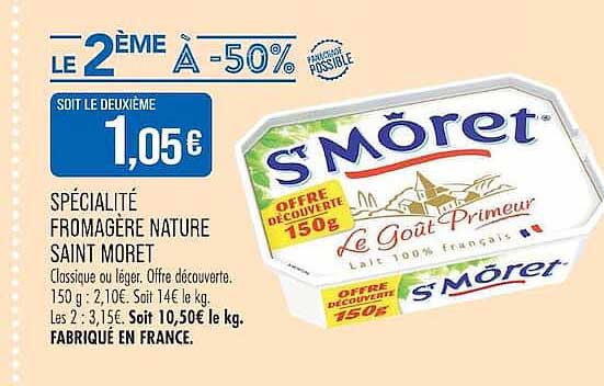 LE 2ÈME À -50%