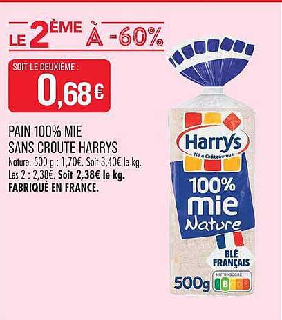 LE 2ÈME À -60%