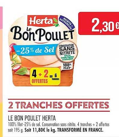 LE BON POULET HERTA