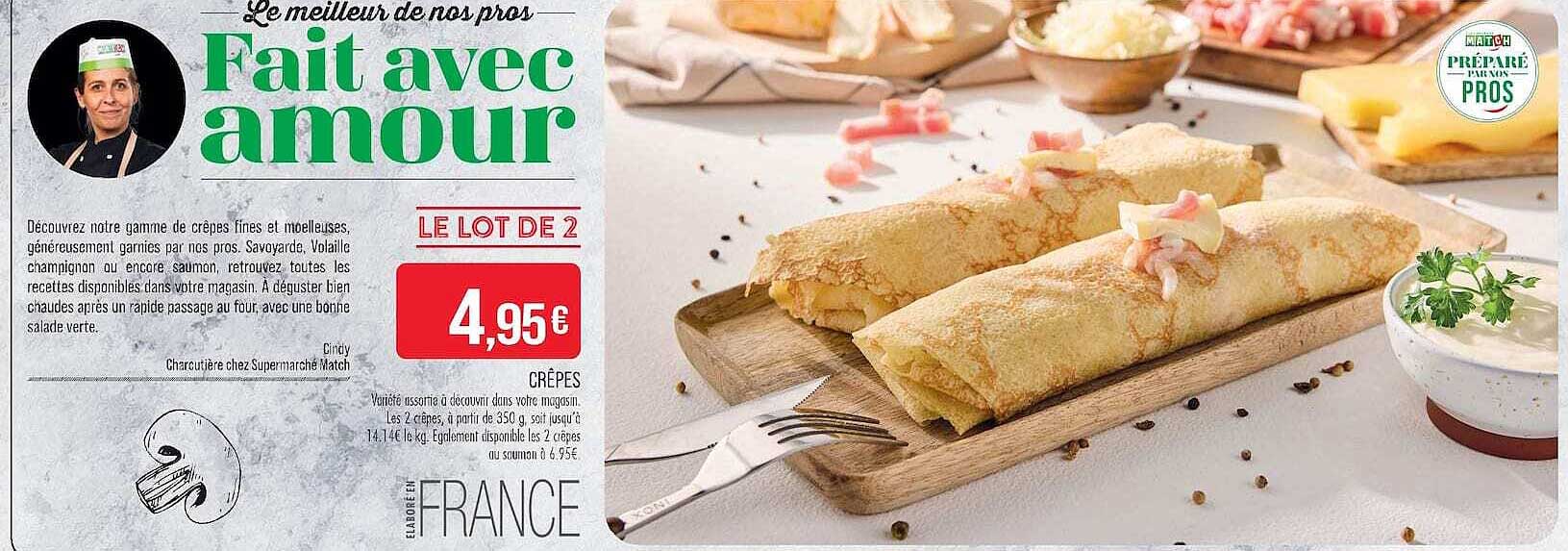 LE LOT DE 2 CRÊPES