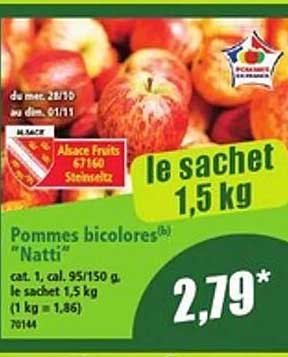 le sachet 1,5 kg