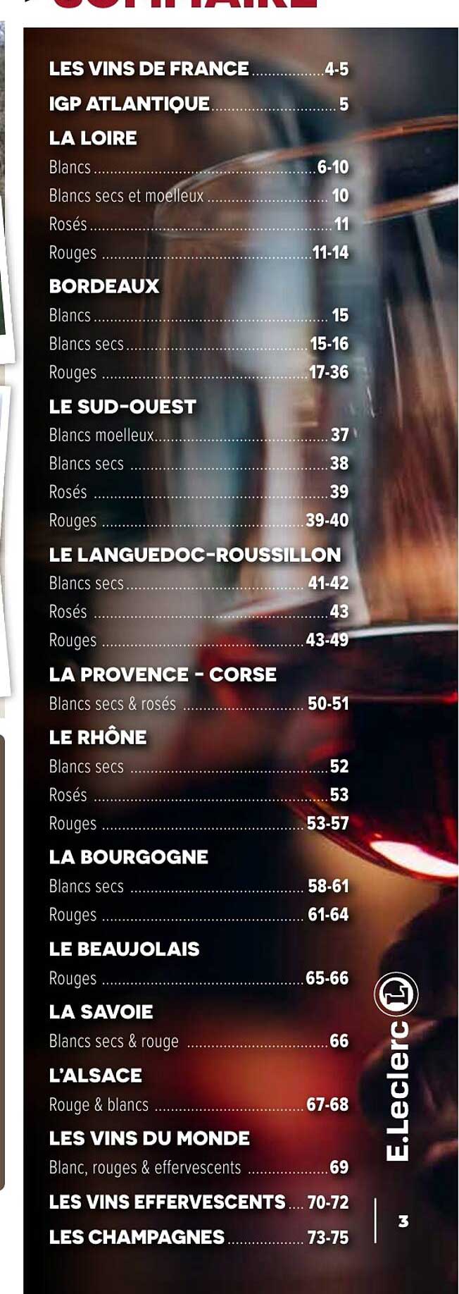 LES VINS DE FRANCE