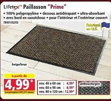 Lifetex® Paillasson "Prime"