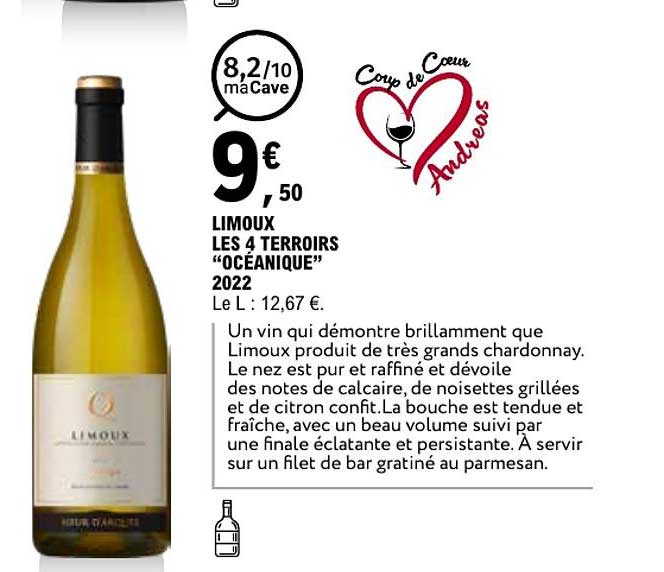 LIMOUX LES 4 TERROIRS “OCÉANIQUE” 2022