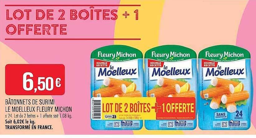 LOT DE 2 BOITES + 1 OFFERTE