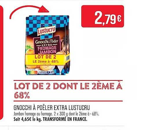 LOT DE 2 DONT LE 2EME A 68%