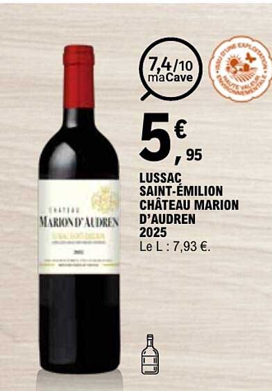 LUSSAC SAINT-ÉMILION CHÂTEAU MARION D’AUREN 2025