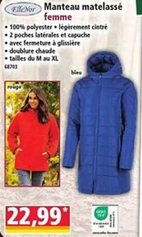 Manteau matelassé femme