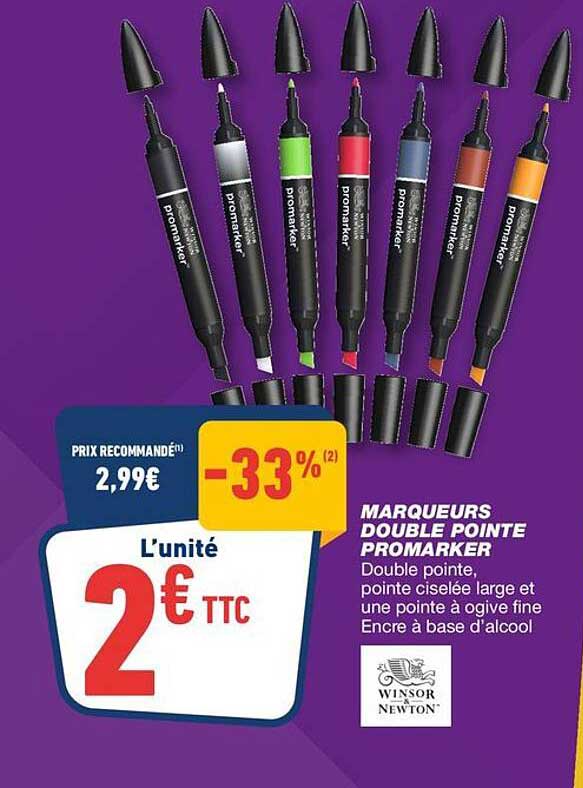MARQUEURS DOUBLE POINTE PROMARKER