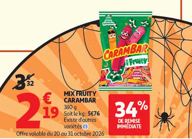 MIX FRUITY CARAMBAR 380 g