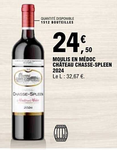MOULIS EN MEDOC CHÂTEAU CHASSE-SPLEEN 2024
