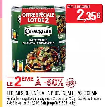 OFFRE SPÉCIALE LOT DE 2