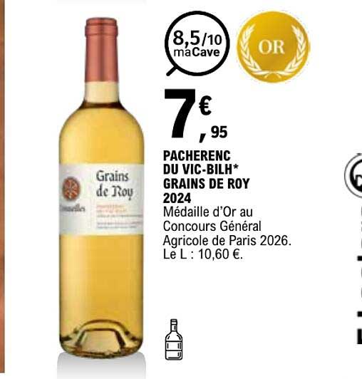 PACHERENC DU VIC-BILH* GRAINS DE ROY 2024