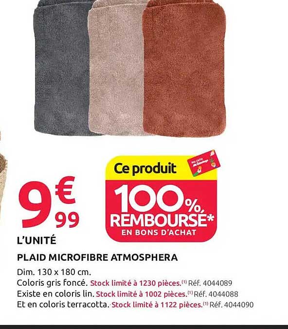 PLAID MICROFIBRE ATMOSPHERA