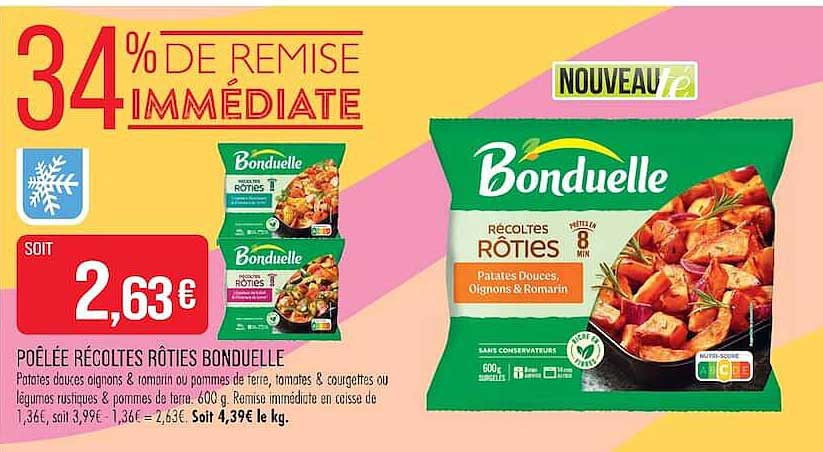 POÊLÉE RÉCOLTES RÔTIES BONDUELLE