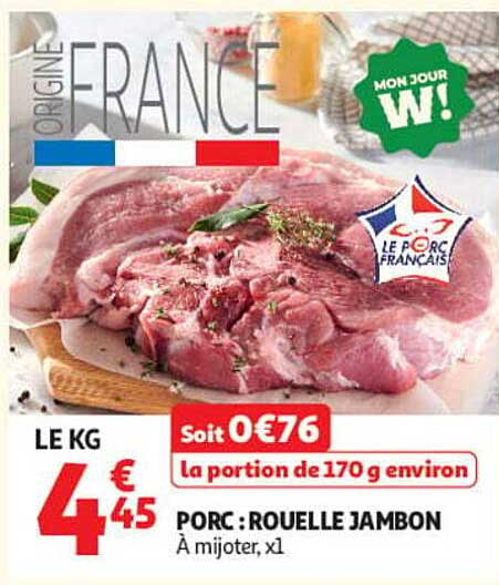 PORC : ROUELLE JAMBON