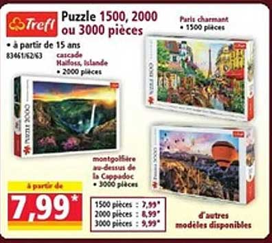 Puzzle 1500, 2000 ou 3000 pièces