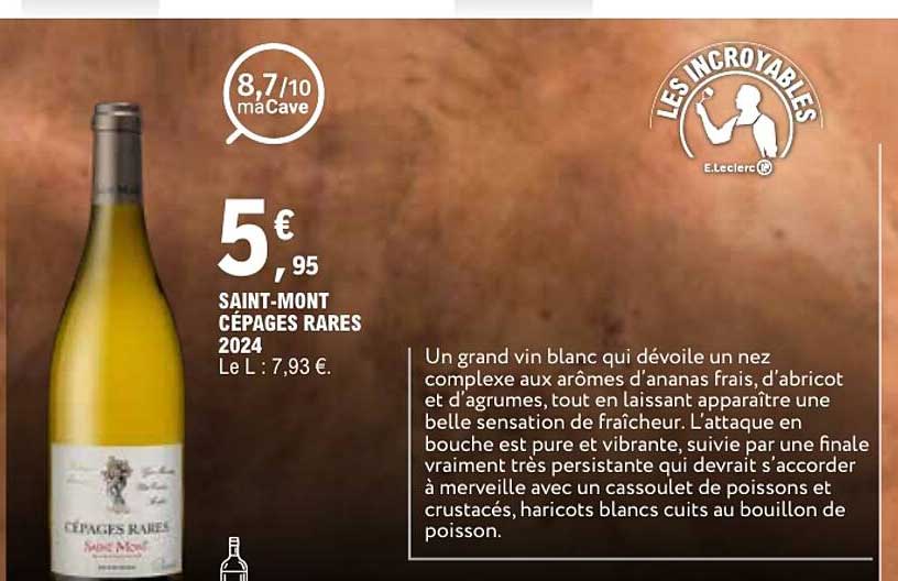 SAINT-MONT CÉPAGES RARES 2024