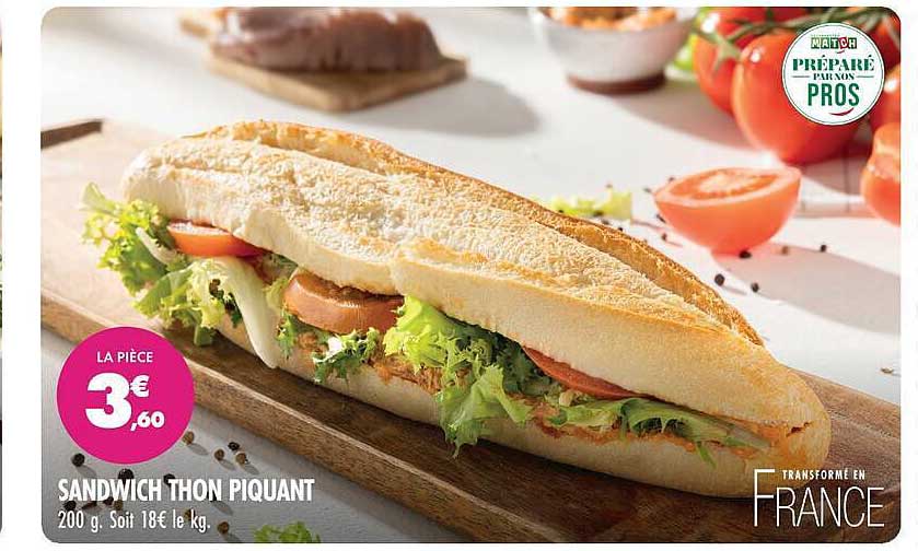 SANDWICH THON PIQUANT