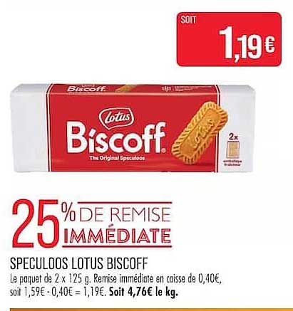 SPECULOOS LOTUS BISCOFF