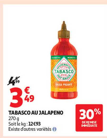 TABASCO AU JALAPENO