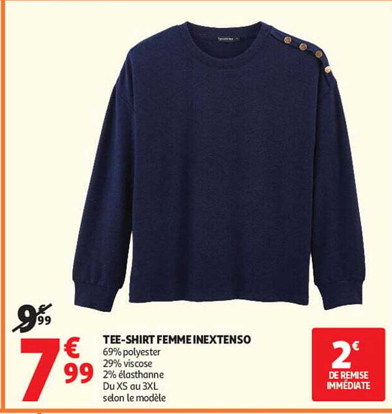 TEE-SHIRT FEMME INEXTENSO