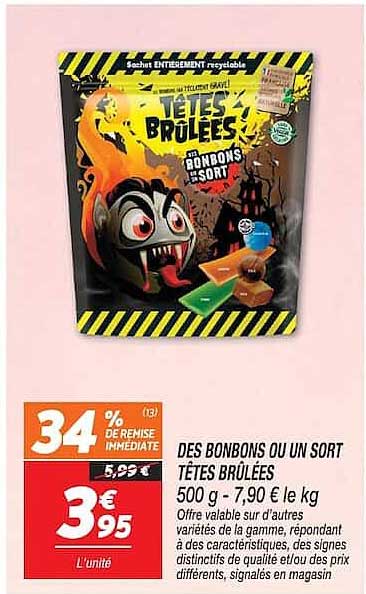 TÊTES BRÛLÉES BOURBONS OU SORT