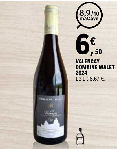 VALENCAY DOMAINE MALET 2024