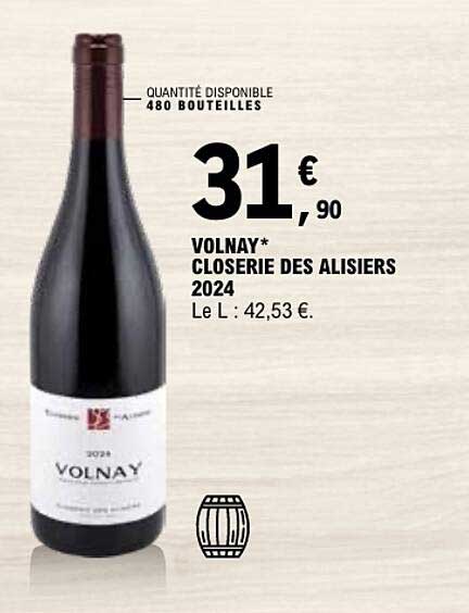 VOLNAY* CLOSERIE DES ALISIERS 2024
