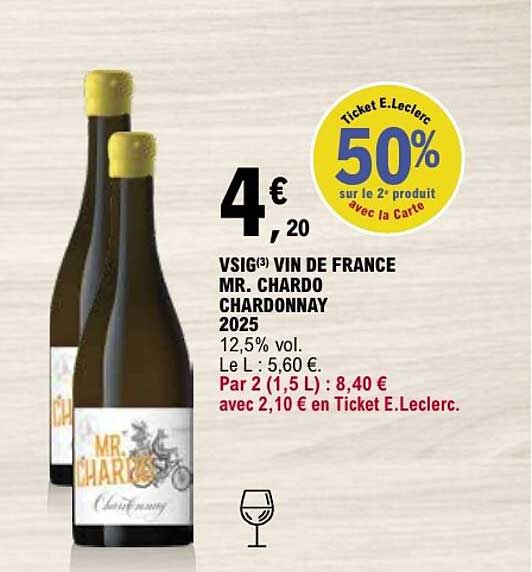 VSIG(3) VIN DE FRANCE MR. CHARDO CHARDONNAY 2025